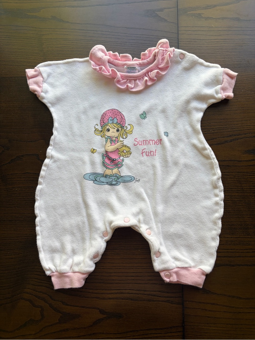 Precious Moments Baby Girl Summer Fun Romper